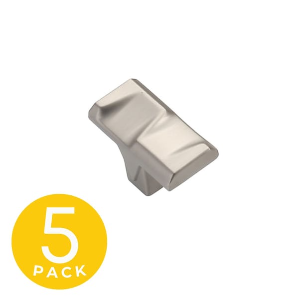 Sapphire Geiger Series 1 in. Modern Satin Nickel Cabinet Knob, 5PK - SP-3771-K-SN-5