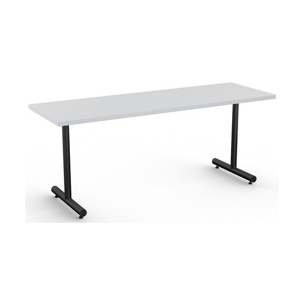 Special-T Table, Black Base, 24inWx72inLx29inH, Light Gray - SCTKING2472BLG