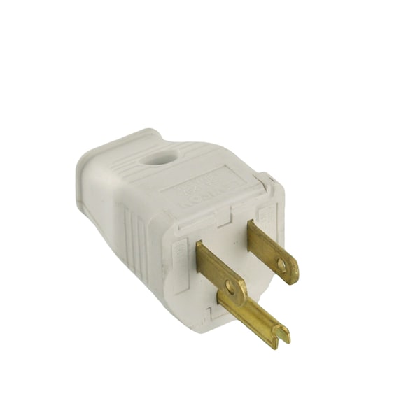 Enchufes eléctricos Leviton 5-15P Clamptite blanco para cable - 3W101-WH
