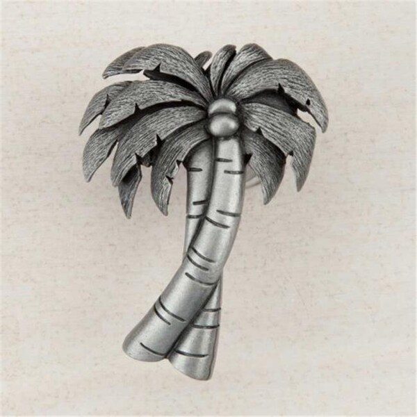 Acorn Mfg Acorn Manufacturing DQ1PP Artisan Collection Palm Tree Knob; Antique Pewter - DQ1PP
