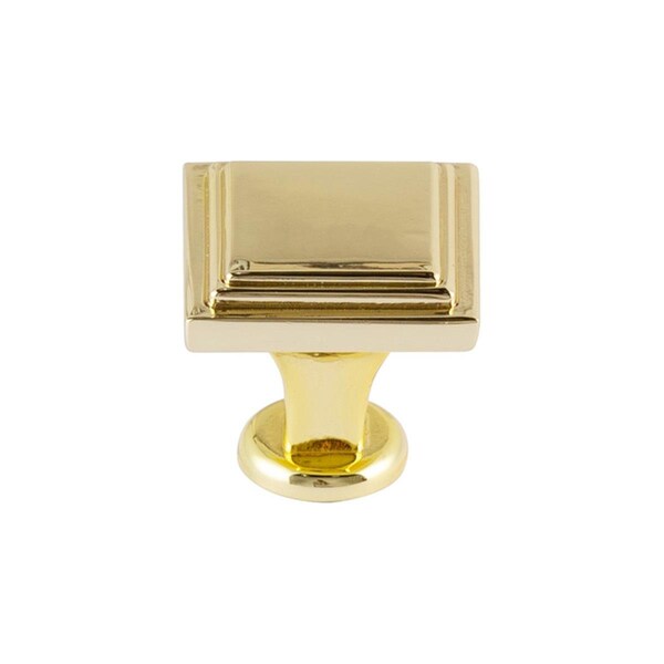 Utopia Alley Cabinet Knob, Polished Gold - HW445GD