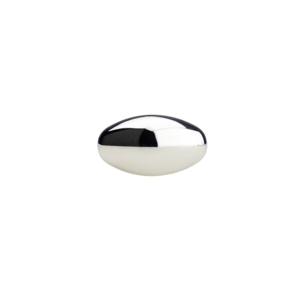 Richelieu 1 31/32 in (50 mm) x 1 3/32 in (28 mm) Polished Nickel Traditional Cabinet Knob - BP444350180
