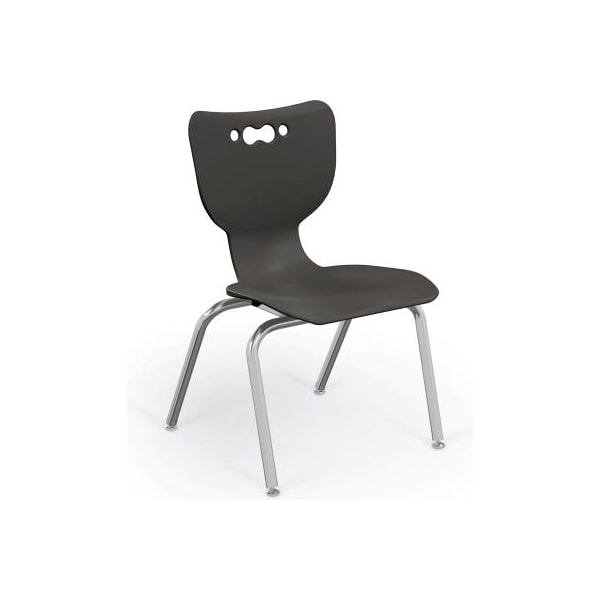 Mooreco Balt Hierarchy 14 Plastic Classroom Chair - Set of 5 - Black - 53314-5-BLACK