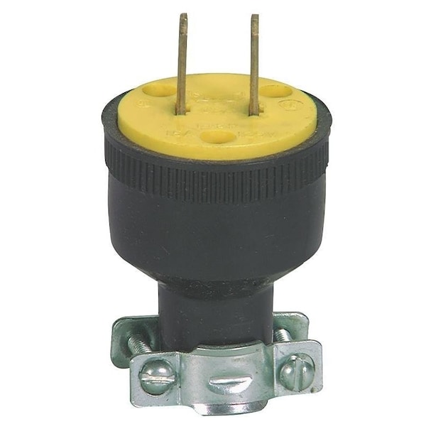 Enchufe eléctrico Eaton Wiring Devices, 2 polos, 15 A, 125 V, NEMA: NEMA 1-15, Negro - 1723-BOX