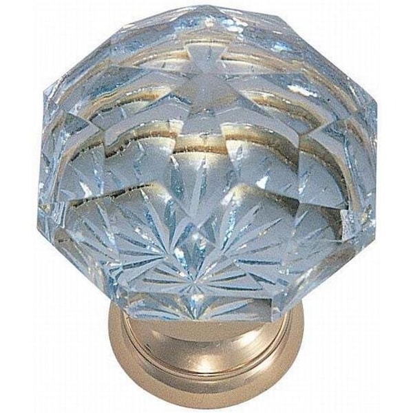 Patioplus 1.25 in. Diamond Cabinet Knob; French Antique Brass - PA1626198