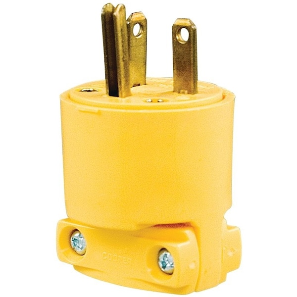 Dispositivo de Enchufe Eléctrico Eaton, 2 Polos, 20 A, 125 V, NEMA: NEMA 5-20R, Amarillo - 4409-BOX