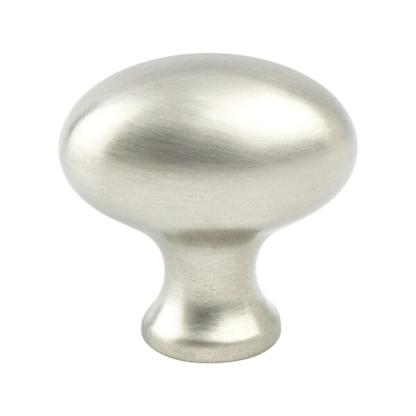 Berenson 1.375 in. Euro Classica Knob with Long Brushed Nickel - 7090-1BPN-C