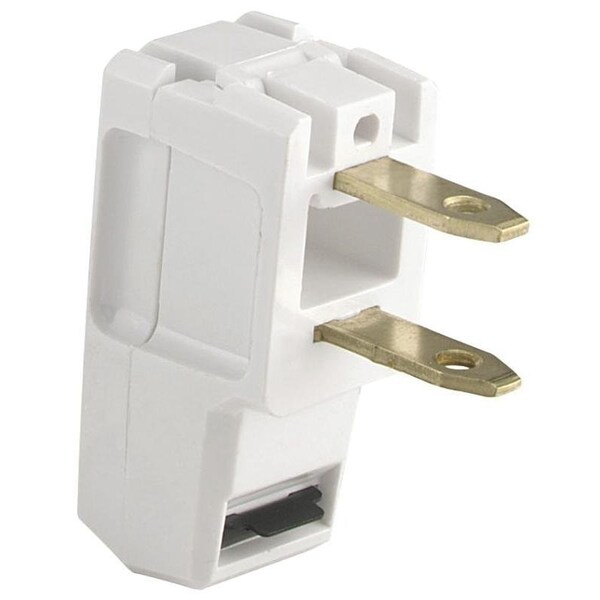 Dispositivo de enchufe eléctrico de Eaton, 2 polos, 15 A, 125 V, NEMA: NEMA 1-15, Blanco - BP2600-6W-L