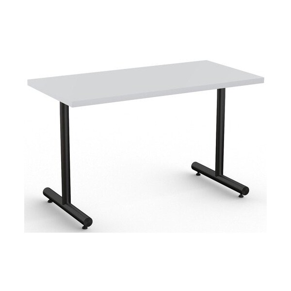 Special-T Table, Black Base, 24inWx48inLx29inH, Light Gray - SCTKING2448BLG