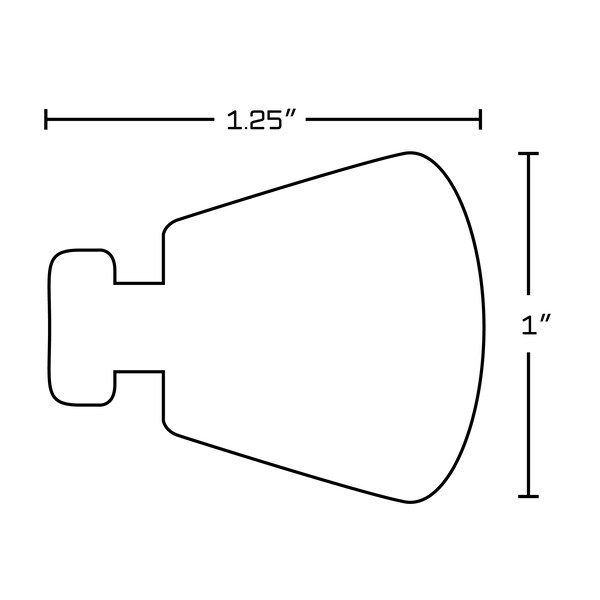 American Imaginations 1" W, Cabinet Knob - AI-22090