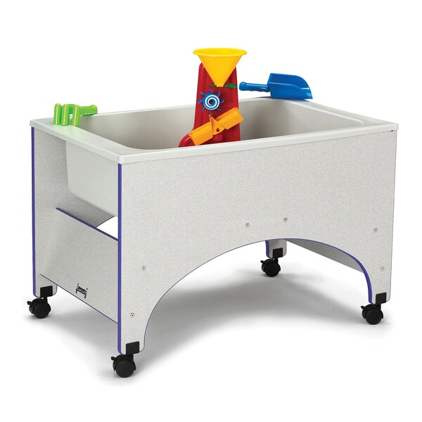 Jonti-Craft Rainbow Accents Space Saver Sensory Table, Blue - 2857JC003