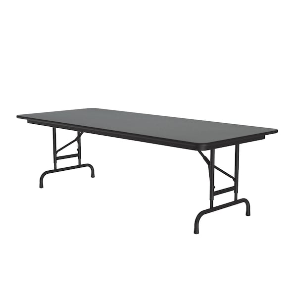 Correll CFA Adjustable HPL Folding Tables 30x96 Montana Granite - CFA3096PX-55