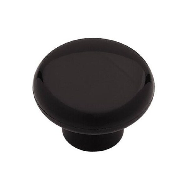 Brainerd Mfg/Liberty Hdw 138BLK Plas RND Knob - P624AAH-BL-C
