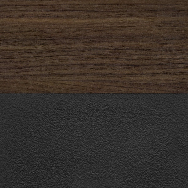 Regency Kobe Flip-Top Privacy Nesting Table W/ 2 M Stack Chairs, 48 in W, 24 in L, Neo Walnut - MKFTM4824NW47BK