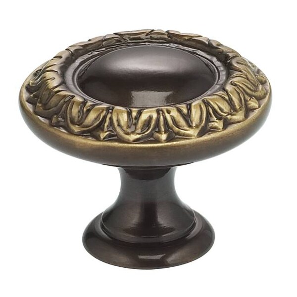 Omnia Ornate Cabinet Knob Shaded Bronze 1-3/16" - 7436/30.SB