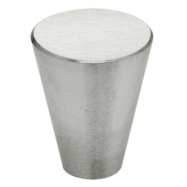 Omnia Cone Cabinet Knob Satin Stainless Steel 15/16" - 9181/24.32D