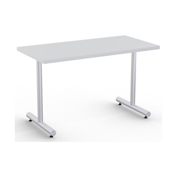 Special-T Table, Metallic Sand Base, 24inWx48inLx29inH, Light Gray - SCTKING2448SLG