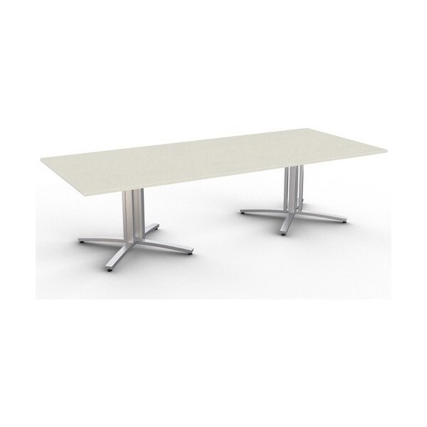 Special-T Table, Rectangle, 48inWx120inLx29inH, Crisp Linen - SCTS4XRT48120CL