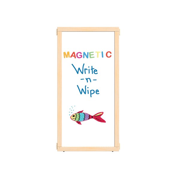 Jonti-Craft KYDZ Suite Panel, S-height, 24 in. Wide, Magnetic Write-n-Wipe - 1510JCSMG