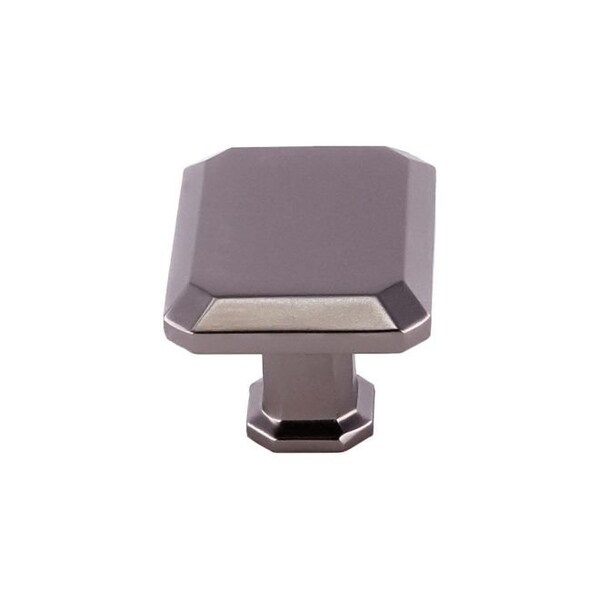 Crown 1-1/2" Rectangle Cabinet Knob Dark Pewter Finish - CHK92430DP