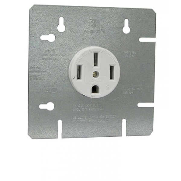 Receptor de rango eléctrico de 5.5 pulgadas x 5.5 pulgadas en blanco - AI-35020
