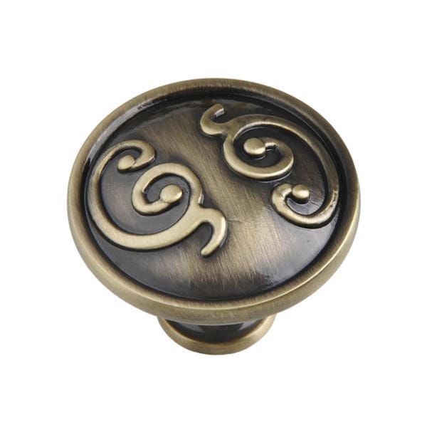 Utopia Alley Roma Cabinet Knob Antique Brass 1.3 inch - HW344PLAB021