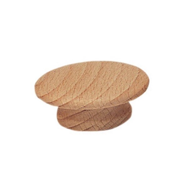 Gan Eden 9211.00DP Round Wood Knob  1 in., 10PK - GA2191339