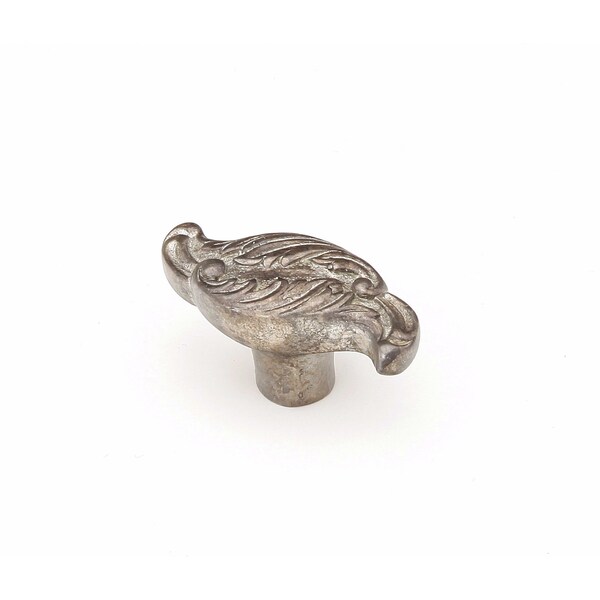 Schaub 2in Symphony Cantata Cabinet Knob Monticello Silver Finish - 996-MSL