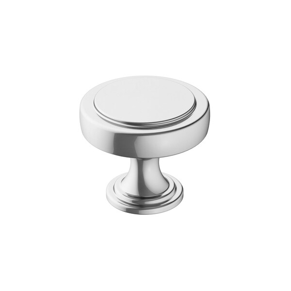 Amerock Exceed 1-1/2 in 38 mm Diameter Polished Chrome Cabinet Knob - BP3688026