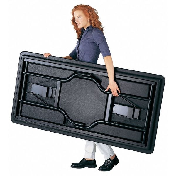 Iceberg Rectangle IndestrucTableÃ‚Â® Ultimate Folding Table, Gray Granite - 30" x 96", 30" W, 96" L, 29" H - 65137