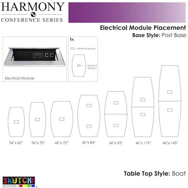 Skutchi Designs 45 in W, 96 in L, 29 in H, Engineered Wood Top, White - H-BOT-4693-PT-WC-EL