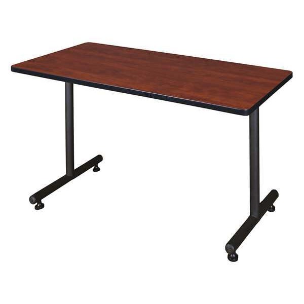 Regency Rectangle Kobe Training Tables, 48 W, 24 L, 29 H, Wood, Metal Top, Cherry - MKTRCT4824CH