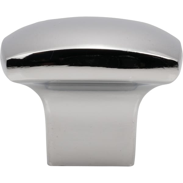 Designperfect 1-3/16 Overall Length Square Cabinet Knob, Polished Chrome - DPA-S83KPC