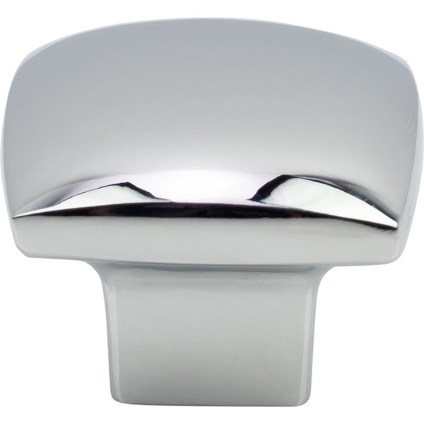 Designperfect 1-3/16 Overall Length Square Cabinet Knob, Polished Chrome - DPA-S83KPC