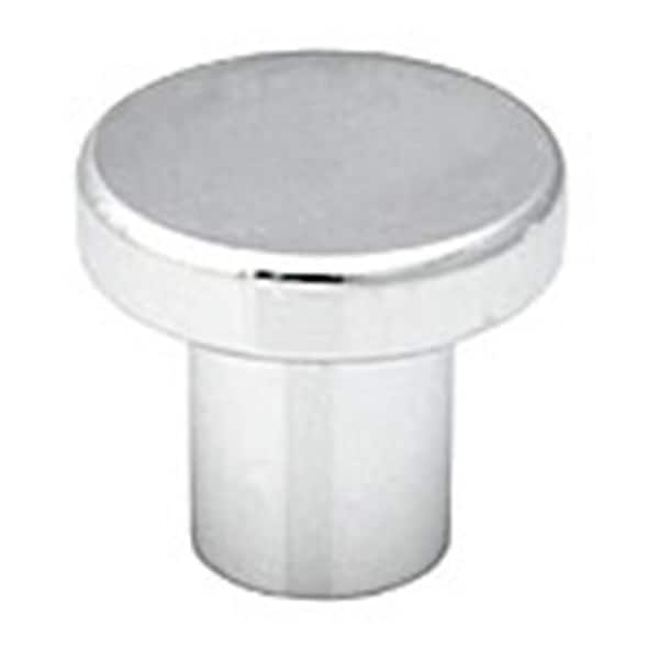 Gan Eden Flat Circular Knob 28mm Stainless Steel Look - GA696942