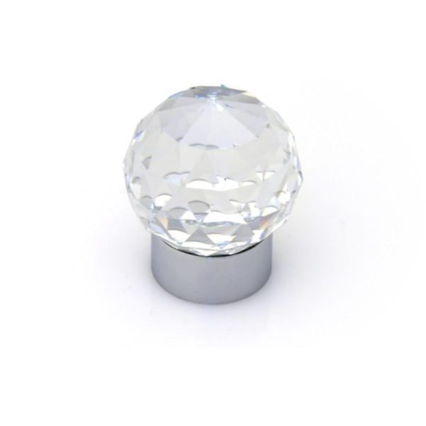 Topex Large Round Swarovski Crystal Knob - P9376CRL.30-001