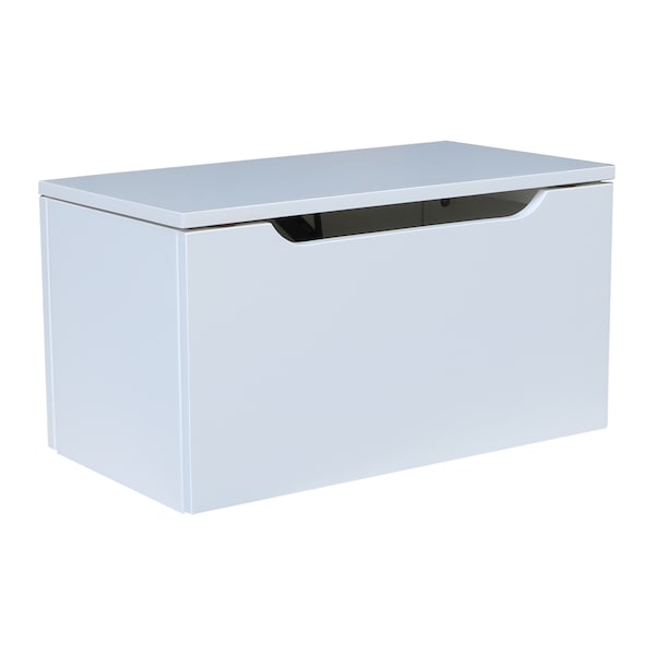 International Concepts Rectangle Storage Box, 22 in W, 12 in L, 12 in H, Wood, White - TC08-922