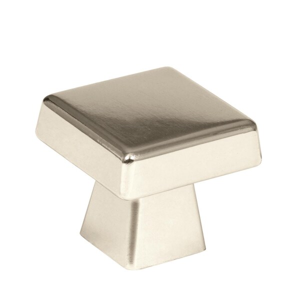 Amerock Blackrock 1-1/2 inch 38mm Length Polished Nickel Cabinet Knob - 2000604