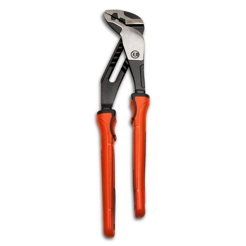 Crescent 10 pulgadas Z2 K9 Alicates de boca recta para ranuras y lengüetas con mango de material dual - RTZ210CGR