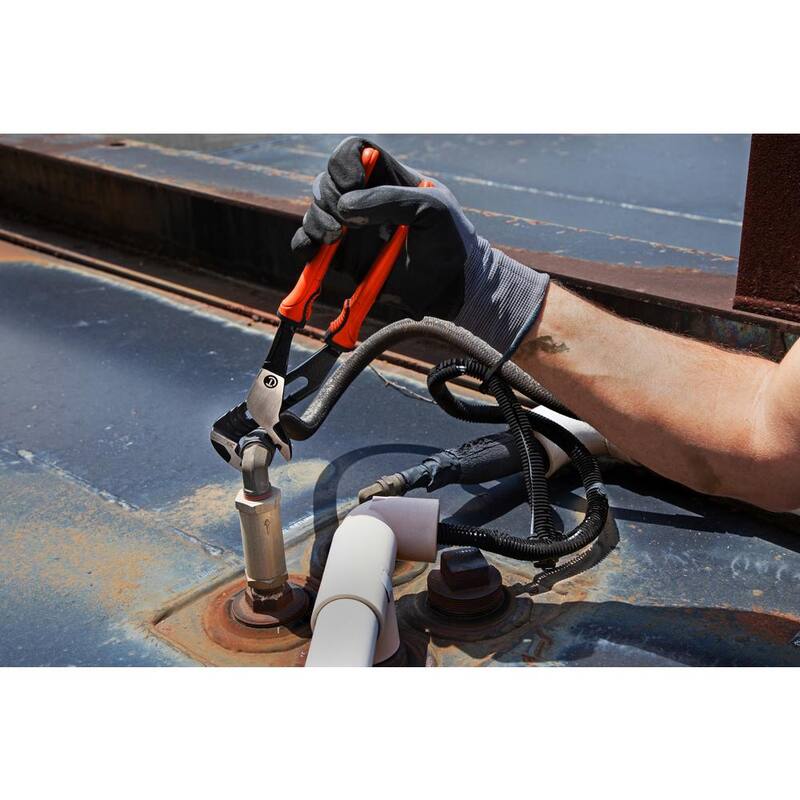 Crescent 10 pulgadas Z2 K9 Alicates de boca recta para ranuras y lengüetas con mango de material dual - RTZ210CGR