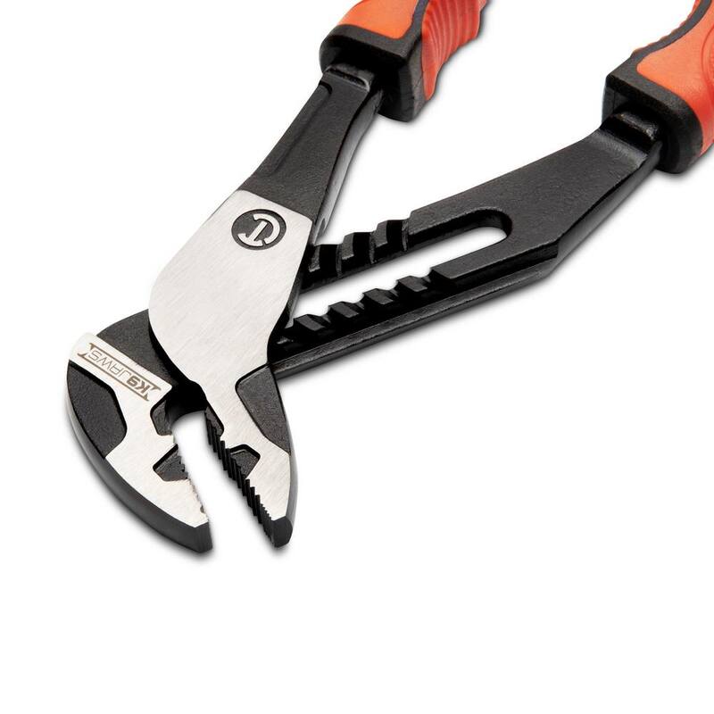 Crescent 10 pulgadas Z2 K9 Alicates de boca recta para ranuras y lengüetas con mango de material dual - RTZ210CGR