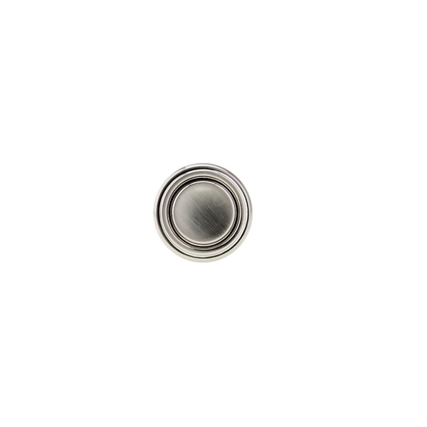 Richelieu 1 5/16 in (33 mm) Brushed Nickel Contemporary Cabinet Knob - BP872233195