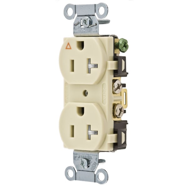 Hubbell Wiring Device-Kellems COMM 20A LADO Y POSTERIOR CON CABLEADO A TIERRA AUTOCONEXIÓN TR IV - IG5352ITR