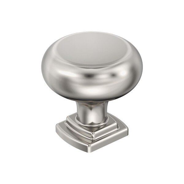 Amerock Surpass 1-1/4 inch 32mm Diameter Polished Nickel Cabinet Knob - BP36893PN