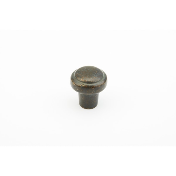 Schaub 1-3/8in Mountain Round Cabinet Knob Verde Imperiale Finish - 781-VI