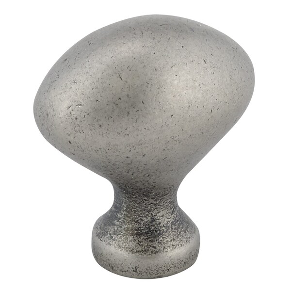 Richelieu 1 3/16 in (30 mm) x 25/32 in (20 mm) Pewter Traditional Cabinet Knob - BP4443142