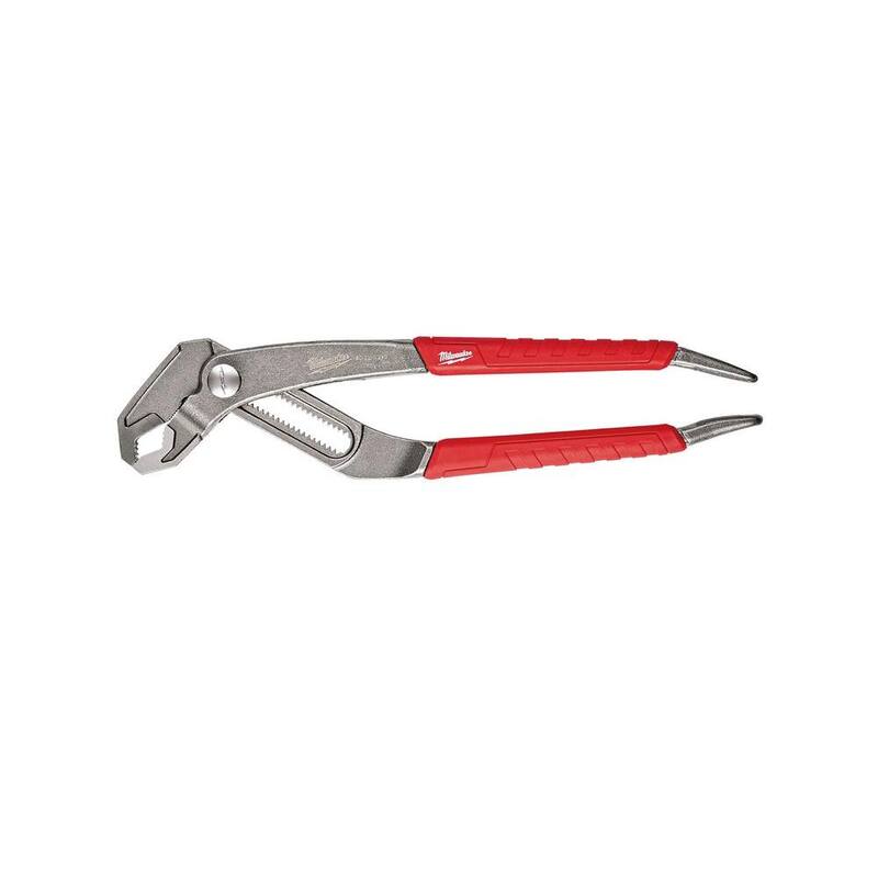 Milwaukee 10 in. Pinzas de mordaza en V con agarre cómodo y mangos de avellanado - 48-22-6210