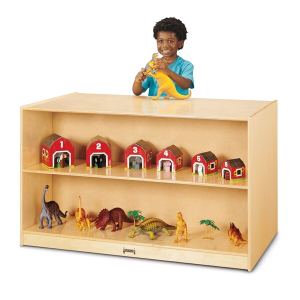Jonti-Craft Double-Sided Island-Straight Shelf Storage - 3091JC