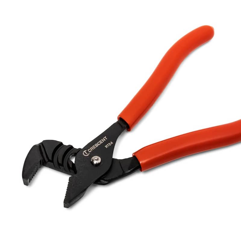 Pinzas de lengua y ranura mini rectas de óxido negro con agarre sumergido de 4-1/2 pulgadas - RT24CVS-05