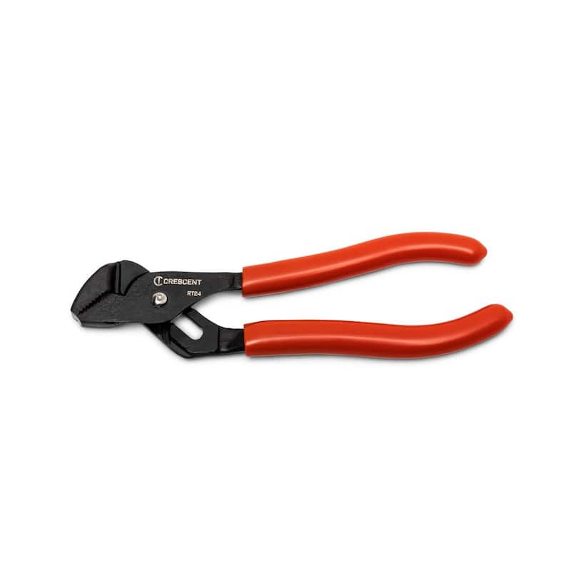 Pinzas de lengua y ranura mini rectas de óxido negro con agarre sumergido de 4-1/2 pulgadas - RT24CVS-05